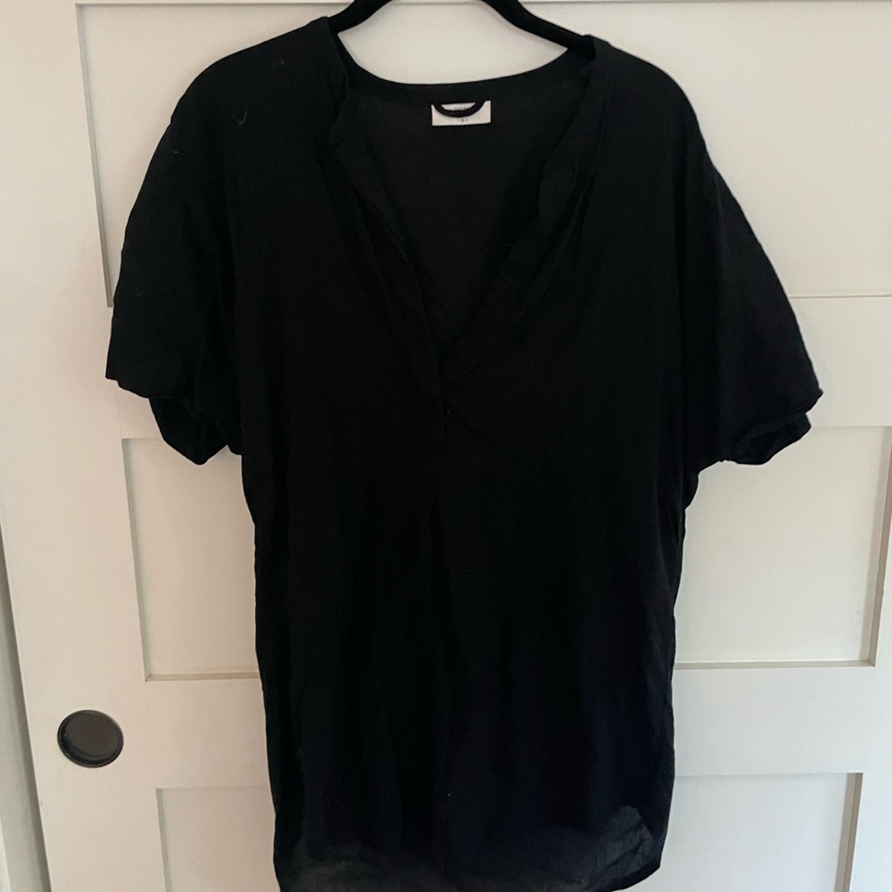 Mikoh black linen tunic